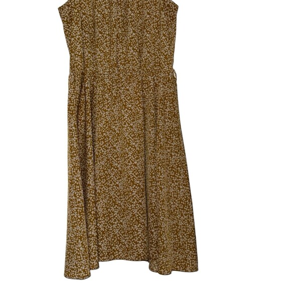 Waist-Defined Floral Hater Midi Dress WOMEN S Sleeveless Cottagecore Spring - Picture 9 of 16
